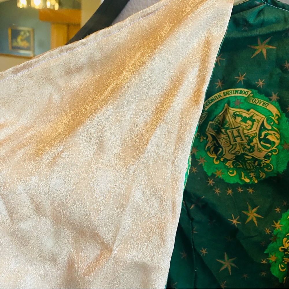 Harry Potter / Draco Malfoy Reversible Handmade One of A Kind Open Jacket - Picture 5 of 8